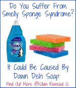 Does Dawn cause smelly sponges?