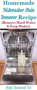 Homemade Dishwasher Stain Remover