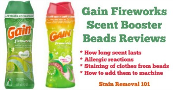 Gain Fireworks can cause allergic reactions