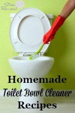 Homemade Toilet Bowl Cleaner Recipes & Home Remedies