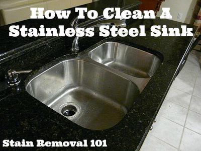 How To Clean Stainless Steel Sink Tips Tricks