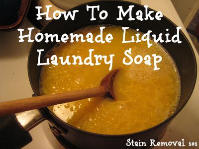 How To Make Laundry Soap Liquid
