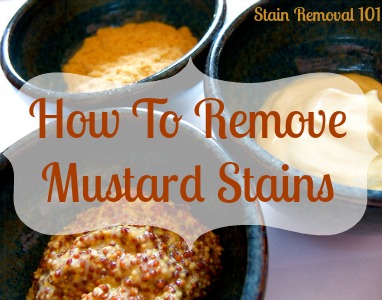 How To Remove Mustard Stain: Home Remedies & Tips