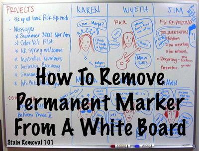 How to Remove Permanent Marker from a Dry Erase Board