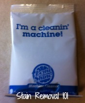 Lemi Shine machine cleaner packet