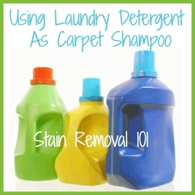 Make Homemade Carpet Shampoo For