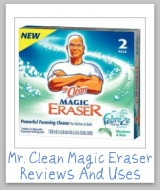 uses for Mr. Clean magic eraser