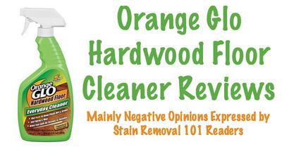 Orange Glo Hardwood Floor Cleaner Reviews & Experiences