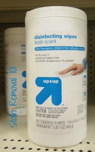 Target Up & Up disinfecting wipes, fresh scent