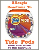 allergic reactions to Tide Pods