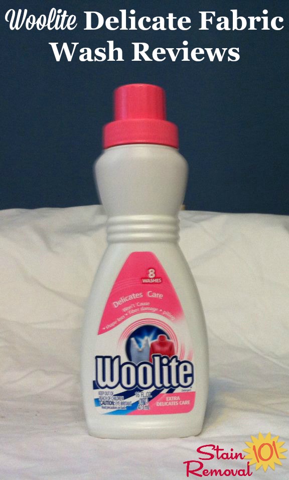 Woolite delicate fabric wash reviews from readers of Stain Removal 101, sharing both their positive and negative experiences with this product, including how it works for washing delicate clothing, allergic reactions and more {on Stain Removal 101} #Woolite #DelicateWash #LaundryDetergent