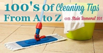 100's of cleaning tips from A to Z