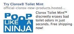 clorox toilet mint advertisement