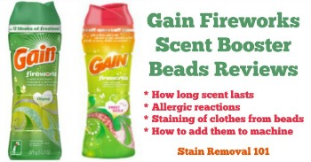 Gain Fireworks scent booster beads reviews