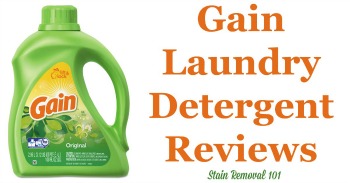Gain laundry detergent reviews