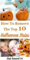 Top 10 Halloween Stains And How To Remove Them
