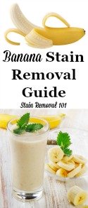 How To Remove A Banana Stain