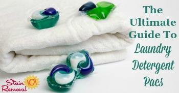 The ultimate guide to laundry detergent pacs