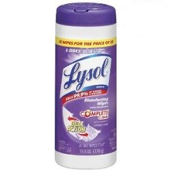 Lysol Dual Action Disinfecting Wipes, Citrus Scent
