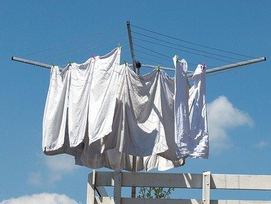Hanging Clothes Out To Dry