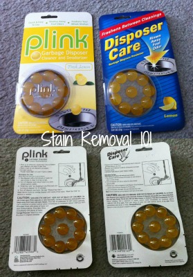 comparison of Plink and Disposer Care freshener