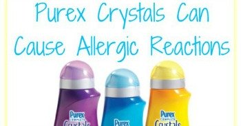 Purex Crystals allergic reaction