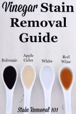 Vinegar Stain Removal Guide